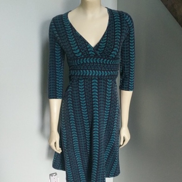 Patagonia Margot Organic Cotton Dress Turquoise - Picture 1 of 4